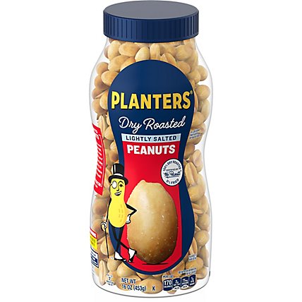 Planters Peanuts Dry Roasted Lightly Salted - 16 Oz - Image 3