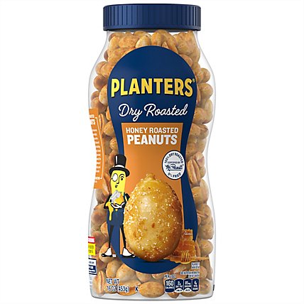 Planters Peanuts Dry Roasted Honey Roasted - 16 Oz - Image 2