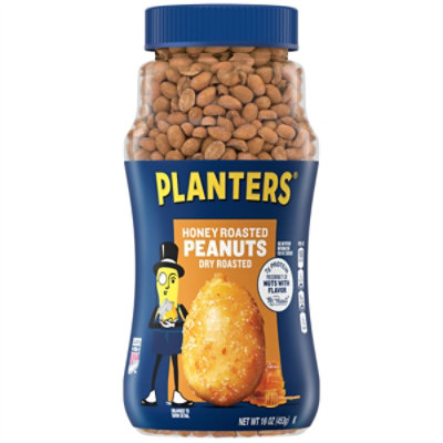 Planters Peanuts Dry Roasted Honey Roasted - 16 Oz - Image 1
