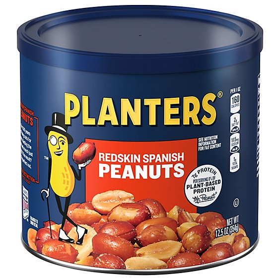 Planters Peanuts Redskin Spanish - 12.5 Oz