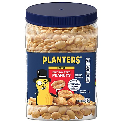 Planters Peanuts Dry Roasted - 43.5 Oz