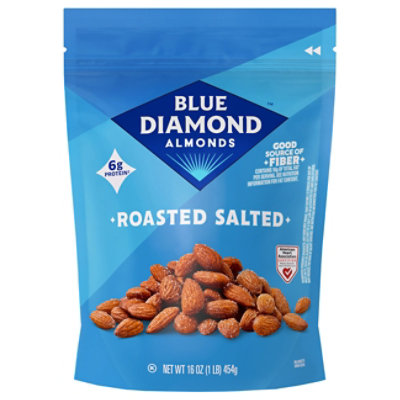 Blue Diamond Almonds Roasted Salted - 16 Oz - Image 2