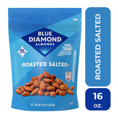 Blue Diamond Almonds Roasted Salted - 16 Oz - Image 2
