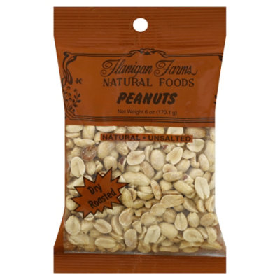 Flanigan Farms Peanuts Dry Roasted - 6 Oz - Image 1