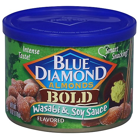 Blue Diamond Almonds Bold Wasabi & Soy Sauce - 6 Oz