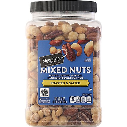 Signature SELECT Mixed Nuts With Peanuts - 28 Oz - Image 2