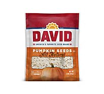DAVID Roasted And Salted Pumpkin Seeds - 5 Oz