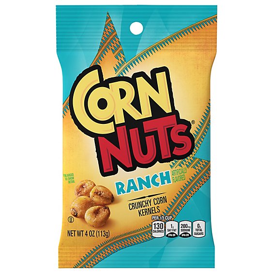 CORN NUTS Crunchy Corn Kernels Ranch Bag - 4 Oz