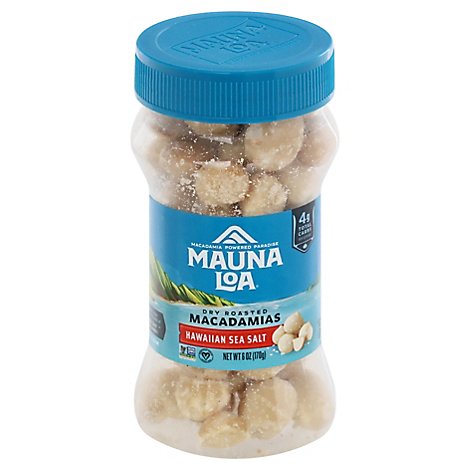 Mauna Loa Macadamias Dry Roasted with Sea Salt - 6 Oz