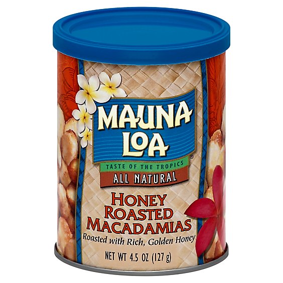 Mauna Loa Macadamias Honey Roasted - 4.5 Oz