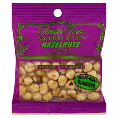 Flanigan Farms Hazelnuts Filberts Natural - 2.5 Oz