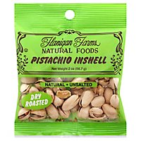 Flanigan Farms Pistachio Nuts Dry Roasted - 2 Oz - Image 1