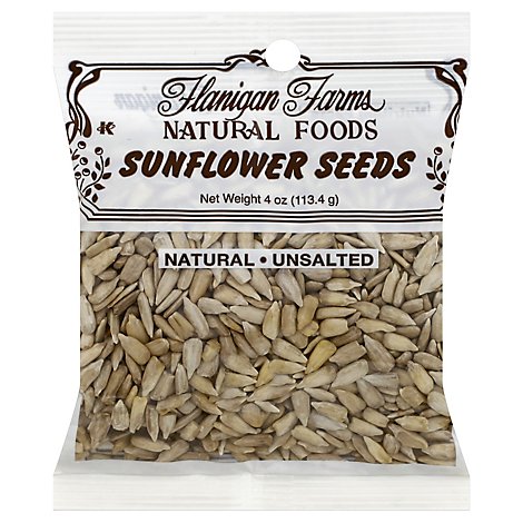 Flanigan Farms Sunflower Seeds Natural Unsalted - 4 Oz