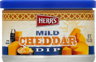 Herrs Dip Cheddar Mild Jar - 9 Oz - Image 2