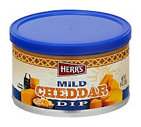 Herrs Dip Cheddar Mild Jar - 9 Oz