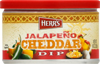 Herrs Dip Cheddar Jalapeno Jar - 9 Oz - Image 2