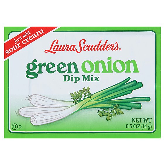 Laura Scudders Dip Mix Green Onion Wrapper - 0.5 Oz