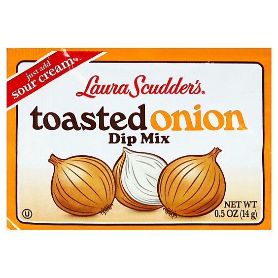 Laura Scudders Dip Mix Toasted Onion Wrapper - 0.5 Oz