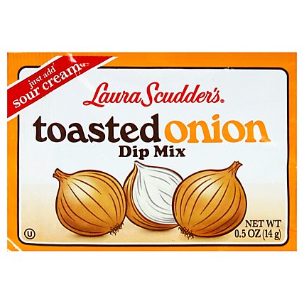Laura Scudders Dip Mix Toasted Onion Wrapper - 0.5 Oz - Image 1