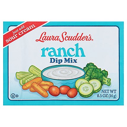Laura Scudders Dip Mix Ranch Wrapper - 0.5 Oz - Image 3