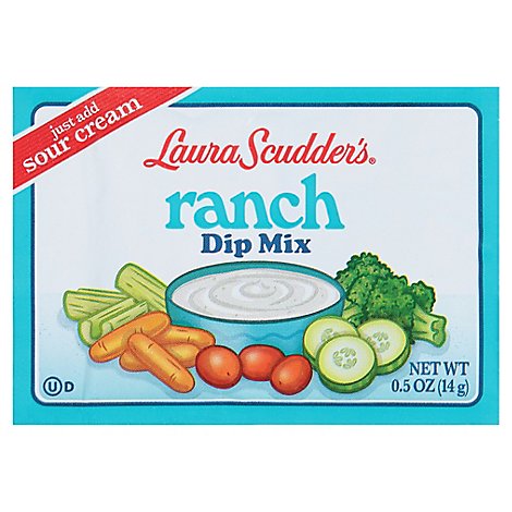 Laura Scudders Dip Mix Ranch Wrapper - 0.5 Oz
