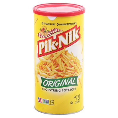 Pik-Nik Shoestring Potatoes Original - 9 Oz