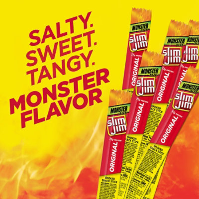 Slim Jim Monster Original Flavor Smoked Meat Stick - 1.94 Oz - Image 3