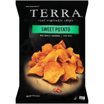 TERRA Vegetable Chips Sweet Potato No Salt Added - 6 Oz - Image 2