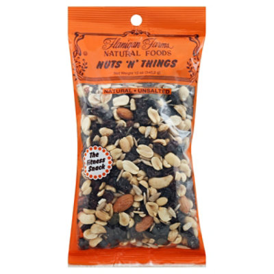 Flanigan Farms Nuts N Things Natural Unsalted - 12 Oz - Image 1
