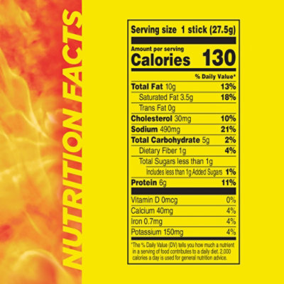 Slim Jim Giant Tabasco Flavor Smoked Meat Stick - 0.97 Oz - Image 5