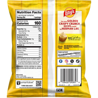 Lays Potato Chips Classic - 1 Oz - Image 6