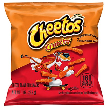 CHEETOS Snacks Cheese Flavored Crunchy - 1 Oz - Image 3