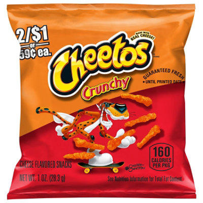 CHEETOS Snacks Cheese Flavored Crunchy - 1 Oz - Image 3