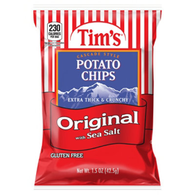Tims Potato Chips Original Lightly Salted - 1.5 Oz - Image 1
