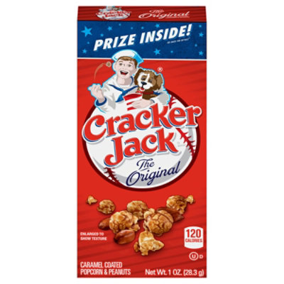 Cracker Jack Popcorn & Peanuts Caramel Coated The Original - 1 Oz