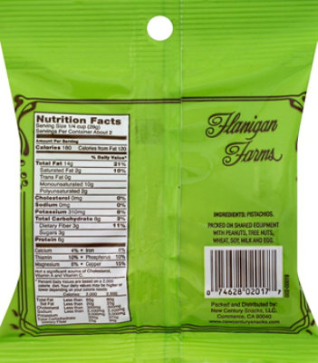 Flanigan Farms Pistachio Nuts Special Shelled - 2 Oz - Image 3