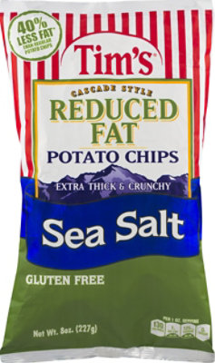 Tims Potato Chips Reduced Fat Lightly Salted - 8 Oz - Image 1