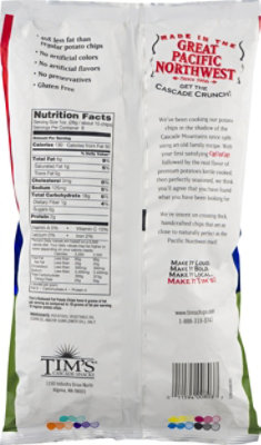 Tims Potato Chips Reduced Fat Lightly Salted - 8 Oz - Image 2