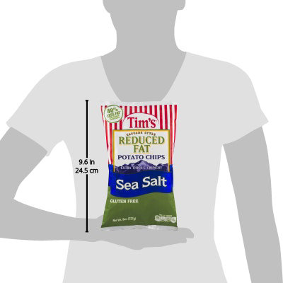 Tims Potato Chips Reduced Fat Lightly Salted - 8 Oz - Image 5