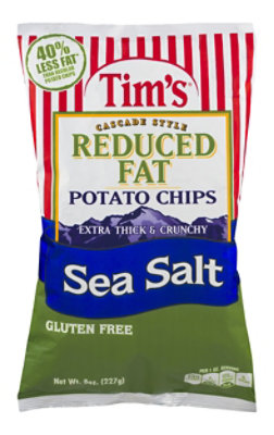 Tims Potato Chips Reduced Fat Lightly Salted - 8 Oz - Image 6