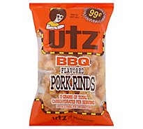 Utz Pork Rinds Chicharrones BBQ - 1.25 Oz