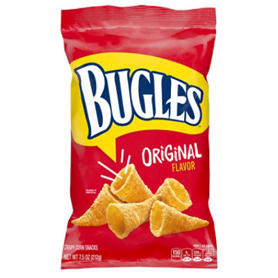 Bugles Snacks Crispy Corn Original - 7.5 Oz - Image 1