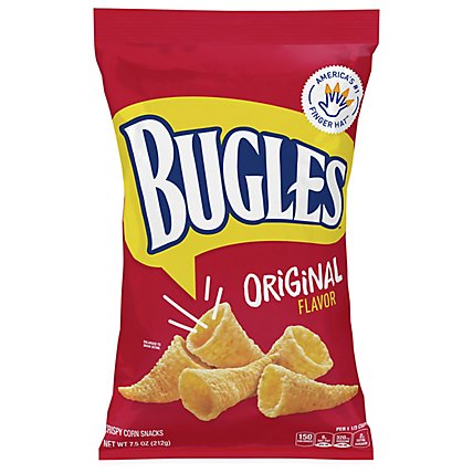 Bugles Snacks Crispy Corn Original - 7.5 Oz - Image 1