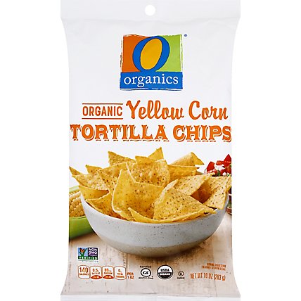O Organics Organic Tortilla Chips Yellow Corn - 10 Oz - Image 2