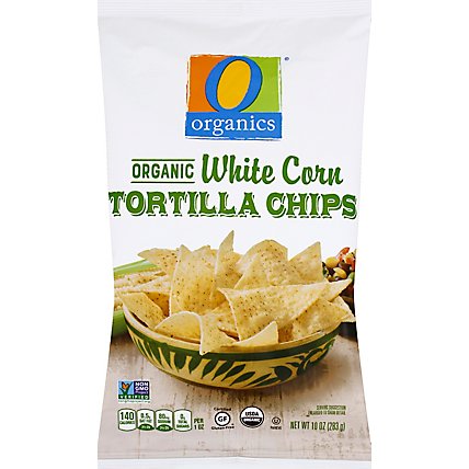 O Organics Organic Tortilla Chips White Corn - 10 Oz - Image 2