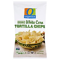 O Organics Organic Tortilla Chips White Corn - 10 Oz - Image 1