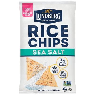 Lundberg Family Farms Sea Salt Rice Chips - 5.5 Oz - Image 2