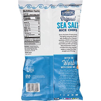 Lundberg Rice Chips Sea Salt - 6 Oz - Image 4