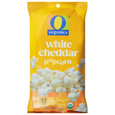 O Organics Popcorn White Cheddar - 4 Oz - Image 1