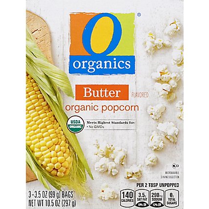 O Organics Organic Popcorn Butter - 3-3.5 Oz - Image 2